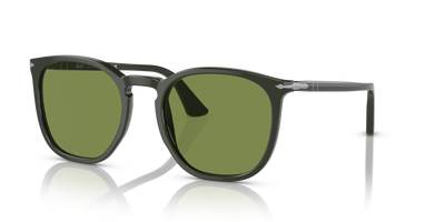 Persol PO3316S avec Monture Vert foncé mat et Verres Vert - Image 1