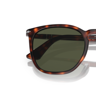 Persol PO3316S with Havana Frame and Green Lenses – Variant Image