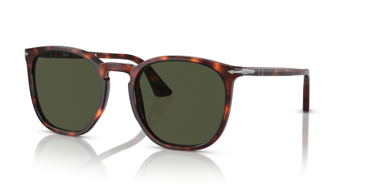 Persol PO3316S mit Havana Gestell und Grün Gläsern - Bild 1
