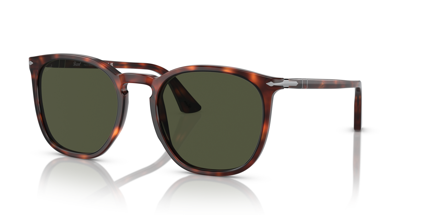 Persol PO3316S with Havana Frame and Green Lenses | Persol® US