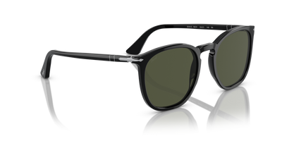 Persol PO3316S mit Schwarz Gestell und Grün Gläsern - Bild 3