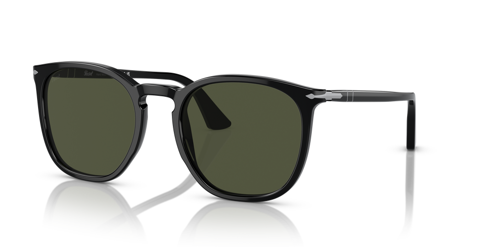 Persol PO3316S with Black Frame and Green Lenses - Image 1