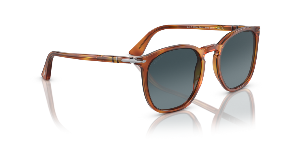 Persol PO3316S con Montatura Terra di Siena e Lenti Blu - Immagine 3