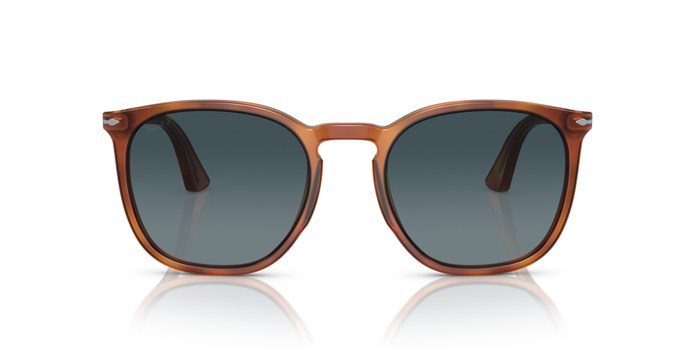 Persol PO3316S mit Terra Di Siena Gestell und Blau Gläsern - Bild 2