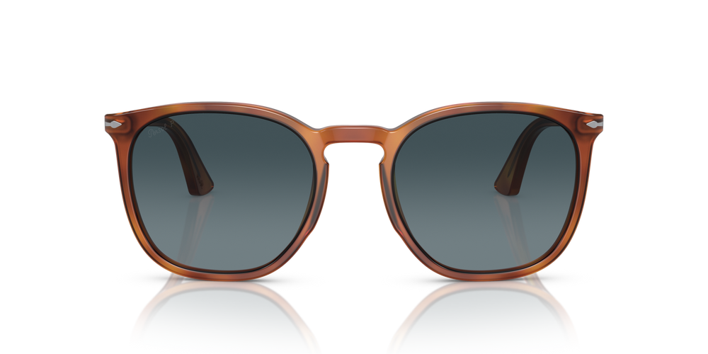 Persol PO3316S mit Terra Di Siena Gestell und Blau Gläsern - Bild 2