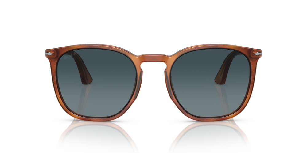 Persol PO3316S con Montatura Terra di Siena e Lenti Blu - Immagine 2