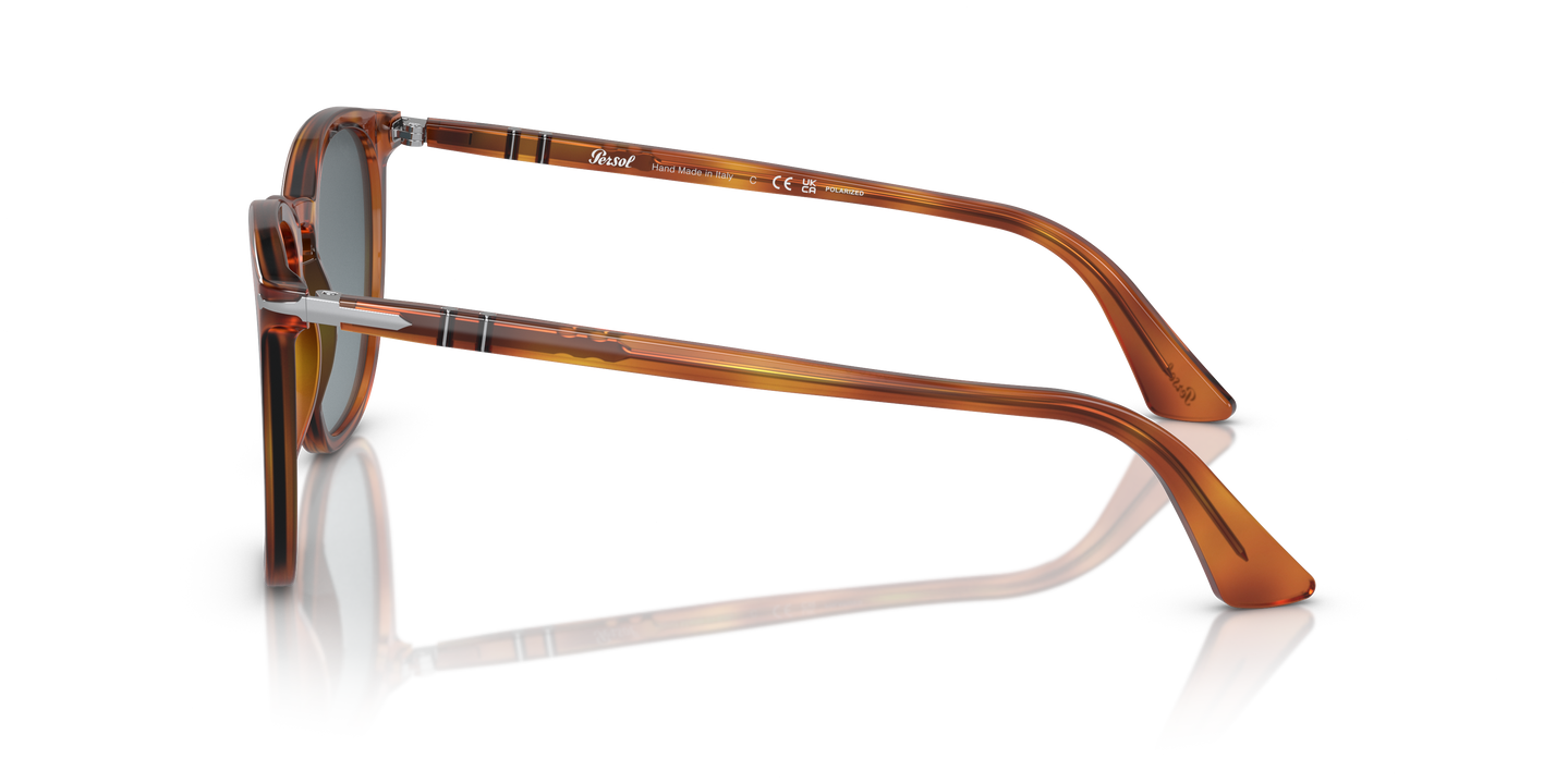 Persol PO3316S mit Terra Di Siena Gestell und Blau Gläsern - Bild 1