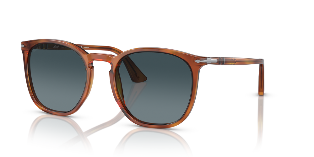Persol PO3316S mit Terra Di Siena Gestell und Blau Gläsern - Bild 1