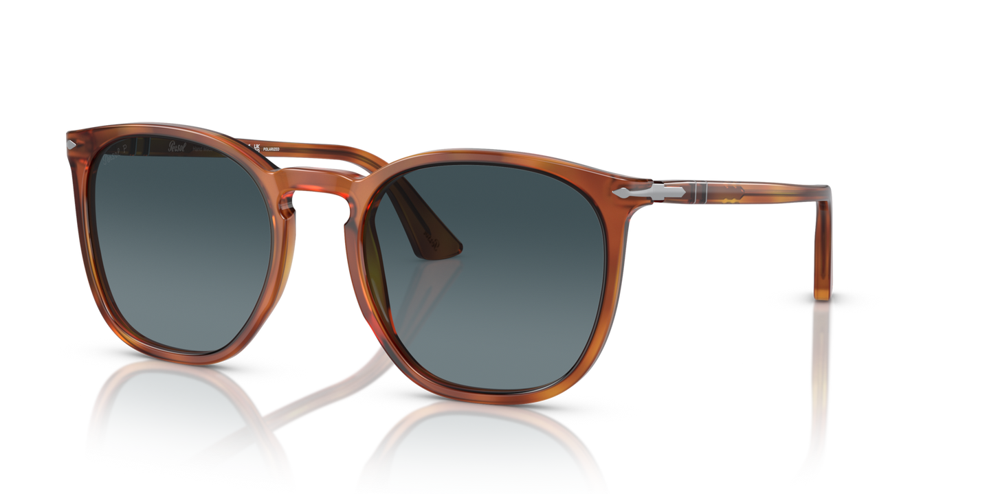Persol PO3316S con Montatura Terra di Siena e Lenti Blu - Immagine 1