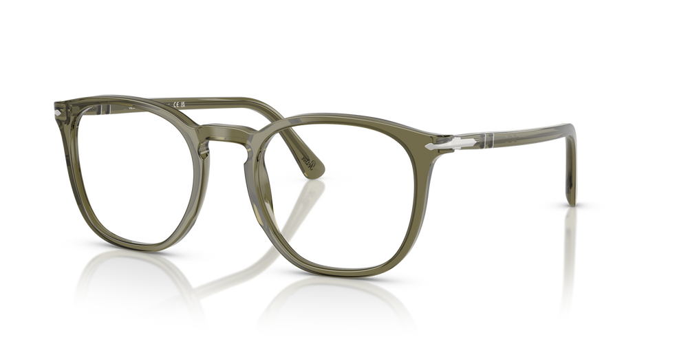 Persol PO3318V with Olive Transparent Green Frame - Image 1