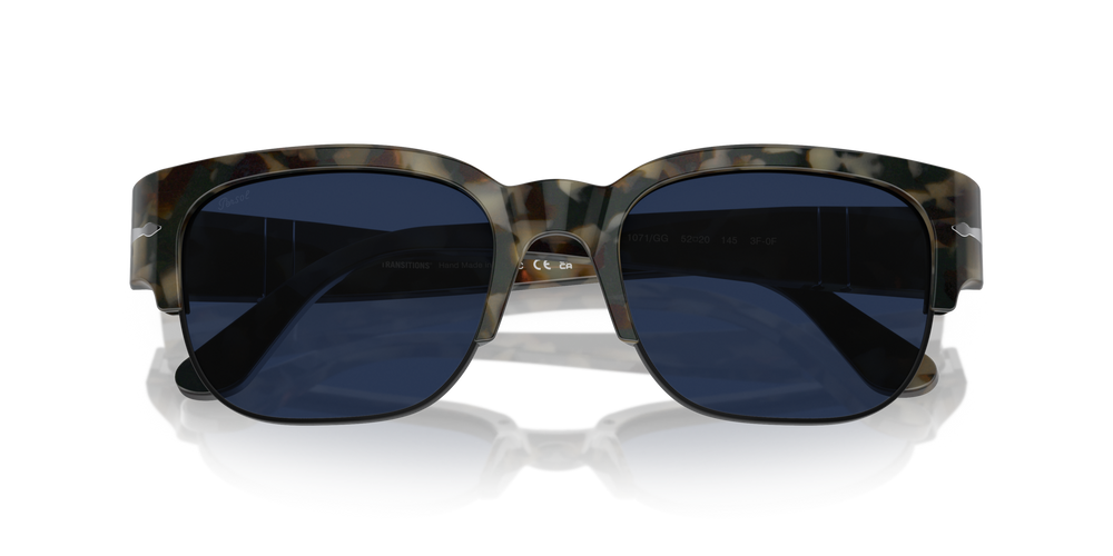 Persol PO3319S with Brown Tortoise Frame and Blue Lenses - Image 6