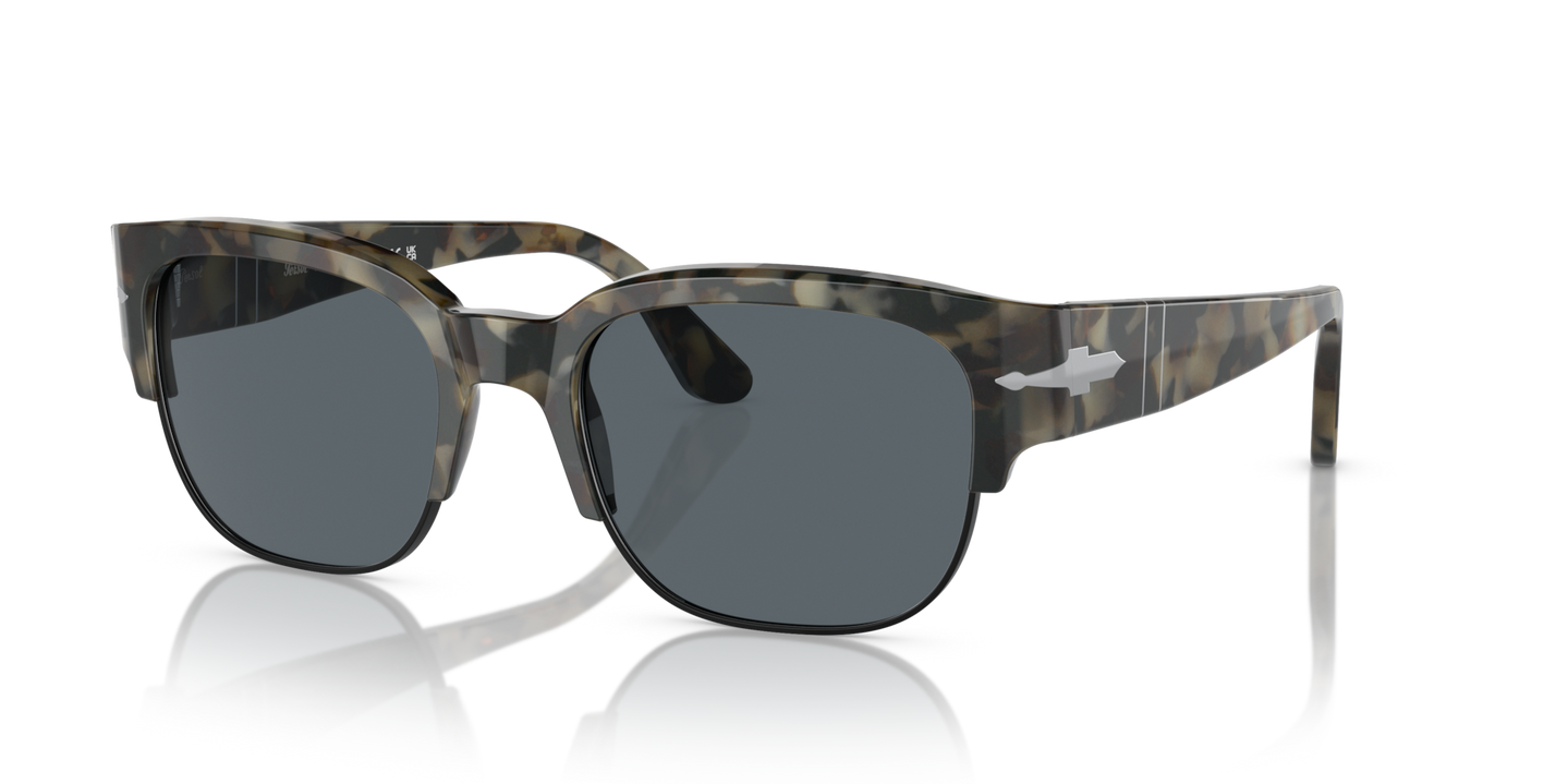 Persol PO3319S - Tom with Brown Tortoise Frame and Blue Lenses - Image 1