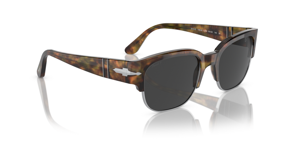 Persol PO3319S - Tom mit Caffé Gestell und Schwarz Gläsern - Bild 3