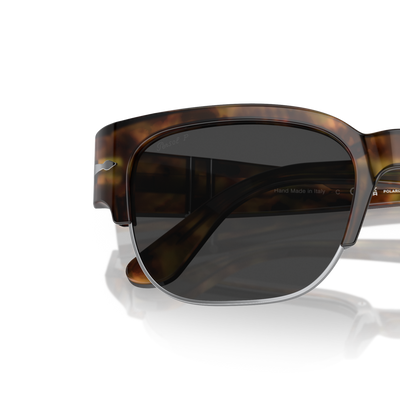 Persol PO3319S - Tom mit Caffé Gestell und Schwarz Gläsern – Variantenbild
