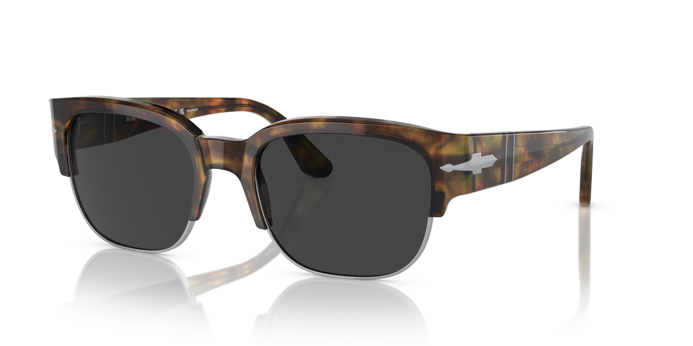 Persol PO3319S - Tom avec Monture Café et Verres Noir - Image 1
