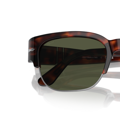 Persol PO3319S - Tom mit Havana Gestell und Grün Gläsern – Variantenbild