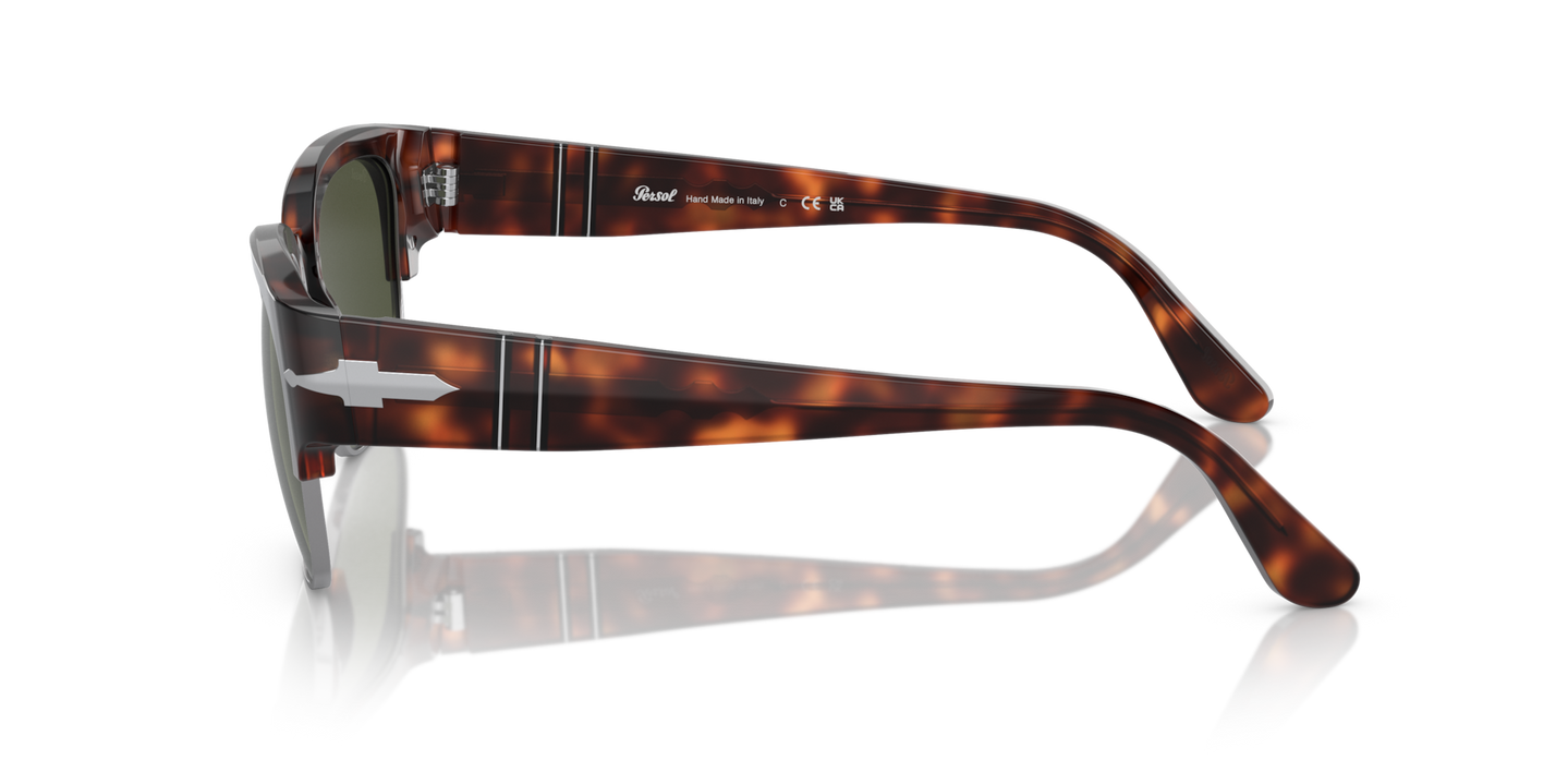 Persol PO3319S - Tom mit Havana Gestell und Grün Gläsern - Bild 1