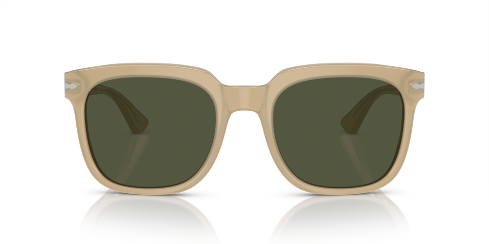 Persol PO3323S con Montura Opalino y beis y Lentes Verde - Imagen 2