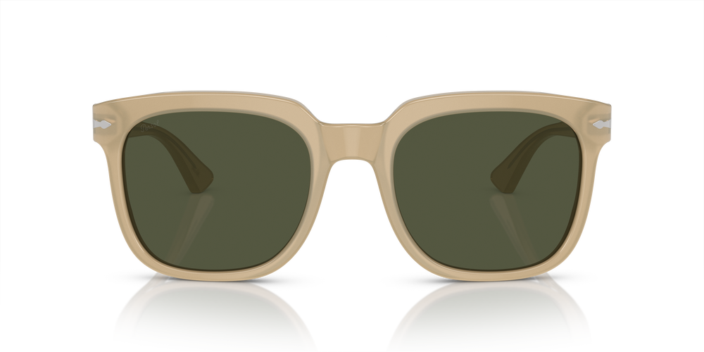 Persol PO3323S with Opal Beige Frame and Green Lenses - Image 2