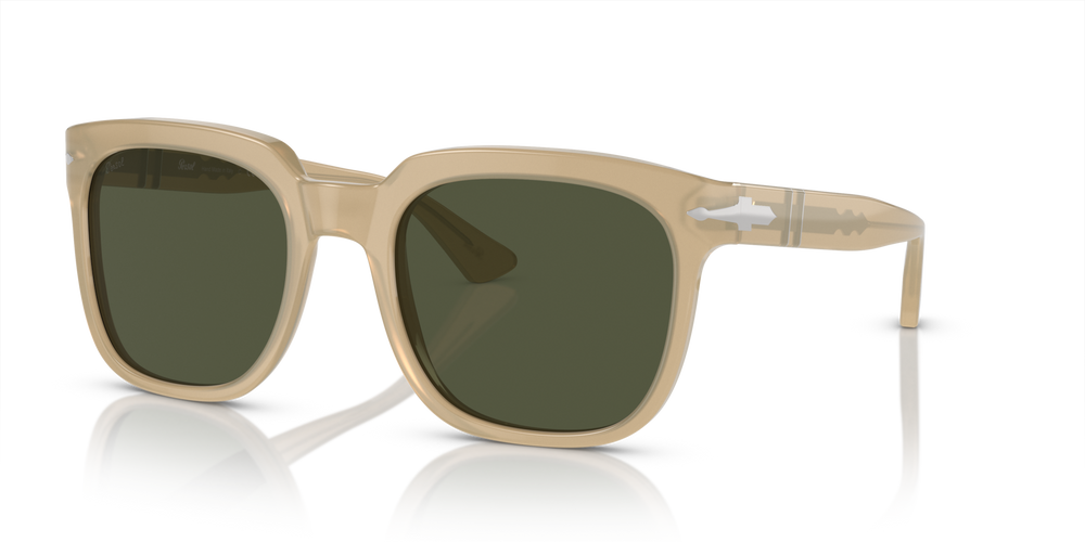 Persol PO3323S con Montura Opalino y beis y Lentes Verde - Imagen 1