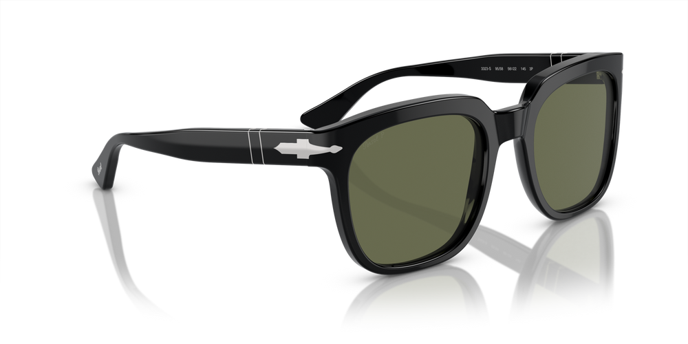 Persol PO3323S avec Monture Noir et Verres Vert - Image 3