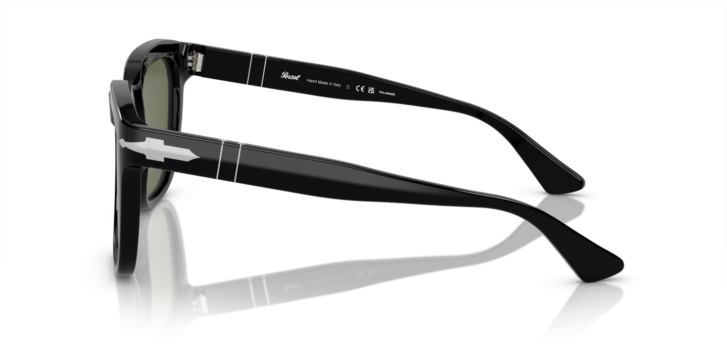 Persol PO3323S con Montura Negro y Lentes Verde - Imagen 1