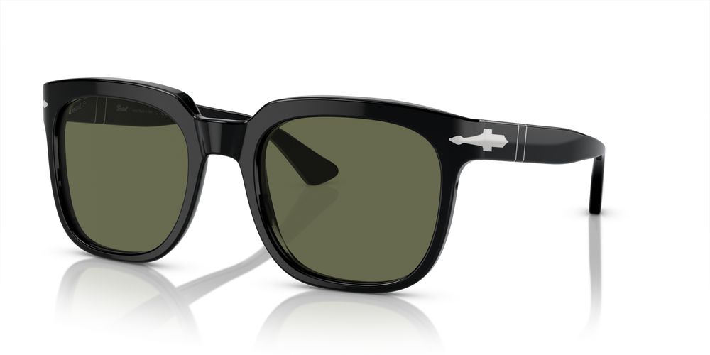 Persol PO3323S avec Monture Noir et Verres Vert - Image 1