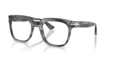 Persol PO3325V con Montura Gris a Rayas - Imagen 1