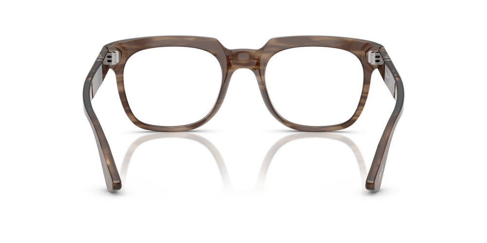 Persol PO3325V con Montatura Striato Marrone - Immagine 5