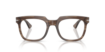 Persol PO3325V avec Monture Rayé Marron - Image 2