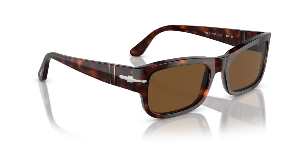 Persol PO3326S con Montura Habana y Lentes Marrón - Imagen 3