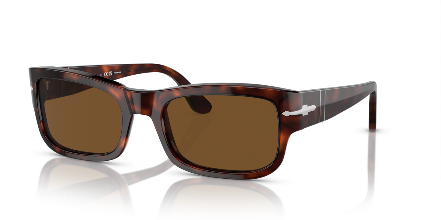 Persol PO3326S con Montura Habana y Lentes Marrón - Imagen 1