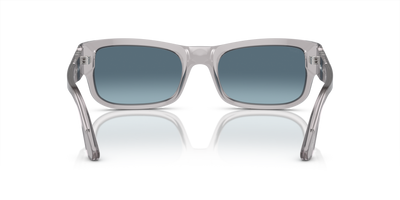 Persol PO3326S con Montatura Grigio Trasparente e Lenti Blu - Immagine 5