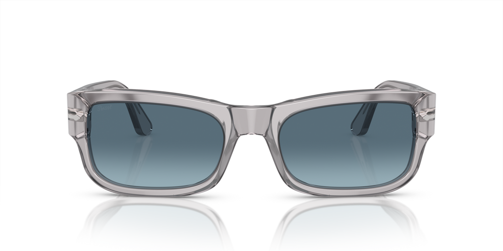 Persol PO3326S con Montatura Grigio Trasparente e Lenti Blu - Immagine 2