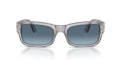 Persol PO3326S con Montatura Grigio Trasparente e Lenti Blu - Immagine 2