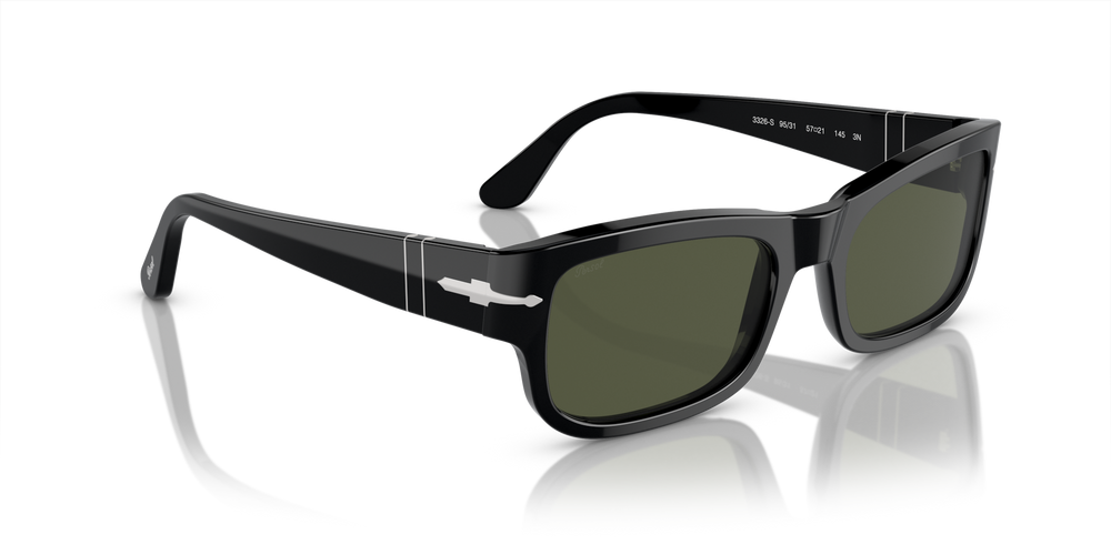 Persol PO3326S with Black Frame and Green Lenses - Image 3