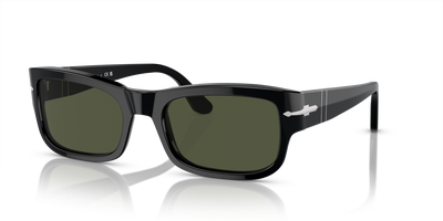 Persol PO3326S with Black Frame and Green Lenses - Image 1