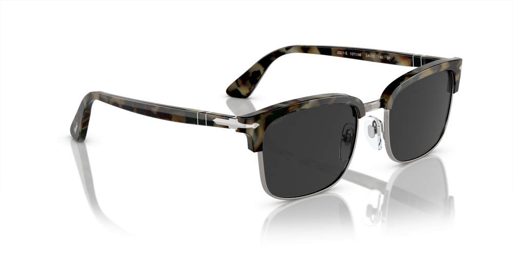 Persol PO3327S mit Braun Tortoise Gestell und Schwarz Gläsern - Bild 3