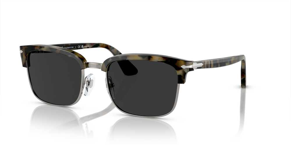 Persol PO3327S mit Braun Tortoise Gestell und Schwarz Gläsern - Bild 1