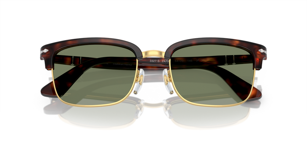 Persol PO3327S - Transitions® mit Havana Gestell und Grün Gläsern - Bild 6