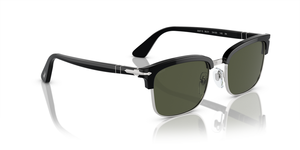 Persol PO3327S mit Schwarz Gestell und Grün Gläsern - Bild 3