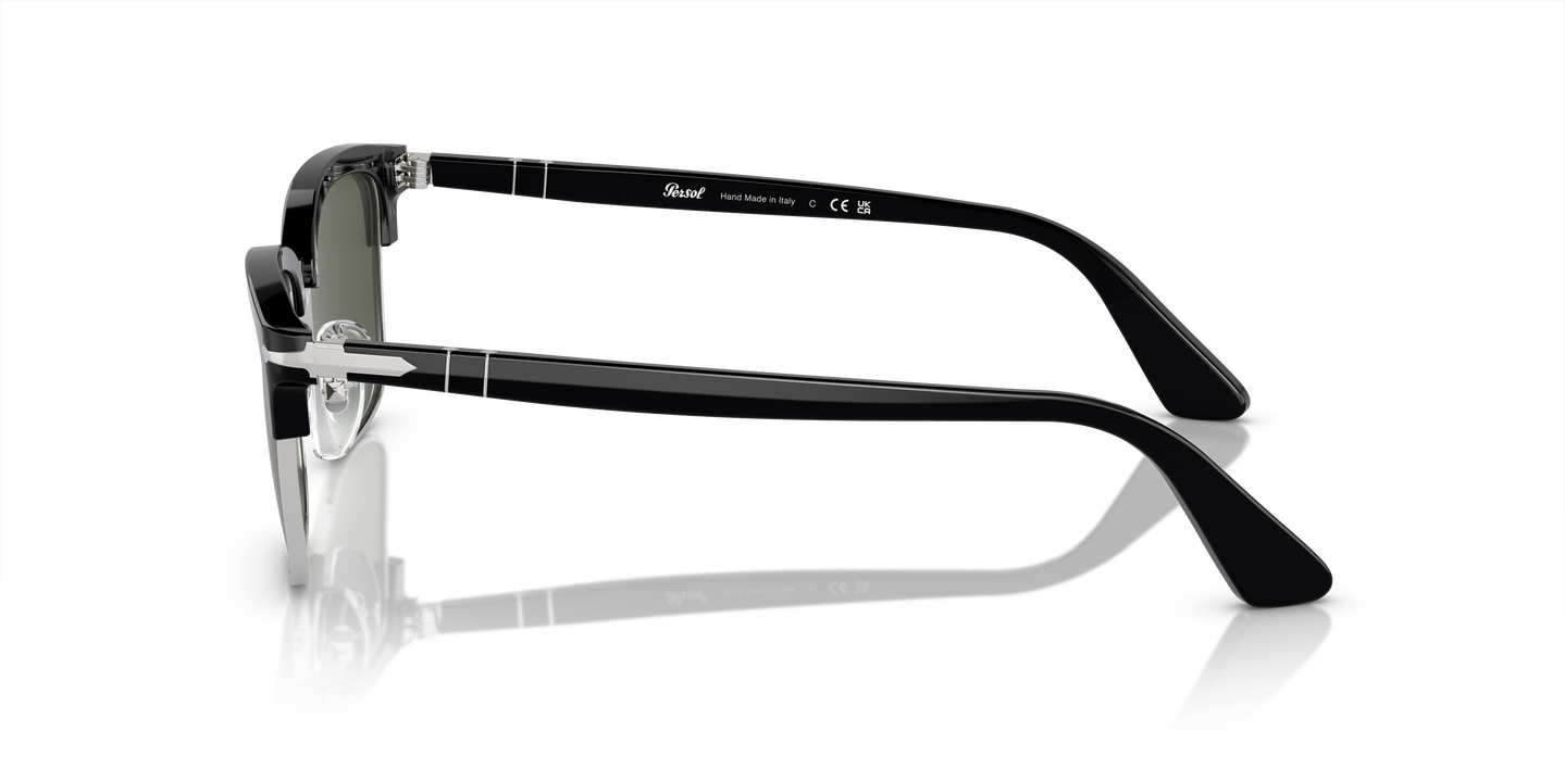 Persol PO3327S mit Schwarz Gestell und Grün Gläsern - Bild 1