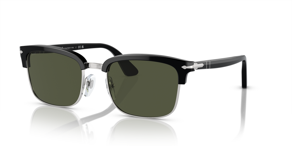 Persol PO3327S mit Schwarz Gestell und Grün Gläsern - Bild 1