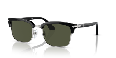 Persol PO3327S mit Schwarz Gestell und Grün Gläsern - Bild 1