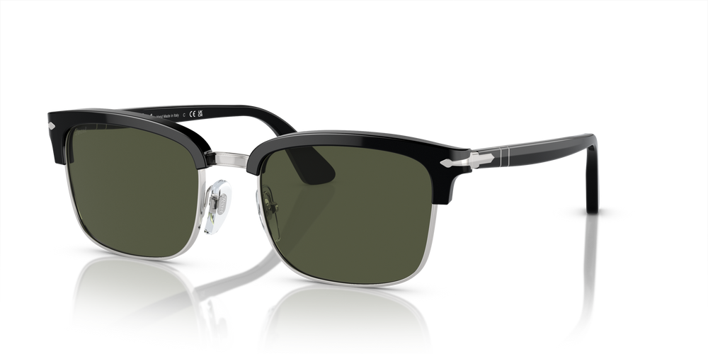 Persol PO3327S with Black Frame and Green Lenses - Image 1