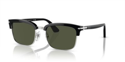 Persol PO3327S with Black Frame and Green Lenses - Image 1