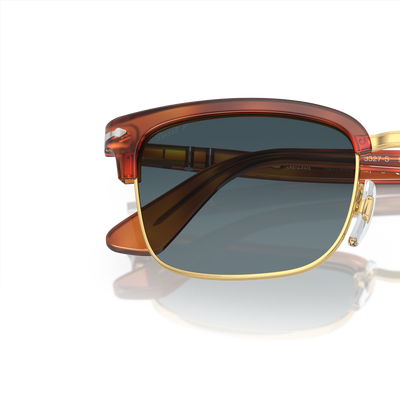 Persol PO3327S mit Terra Di Siena Gestell und Blau Gläsern – Variantenbild
