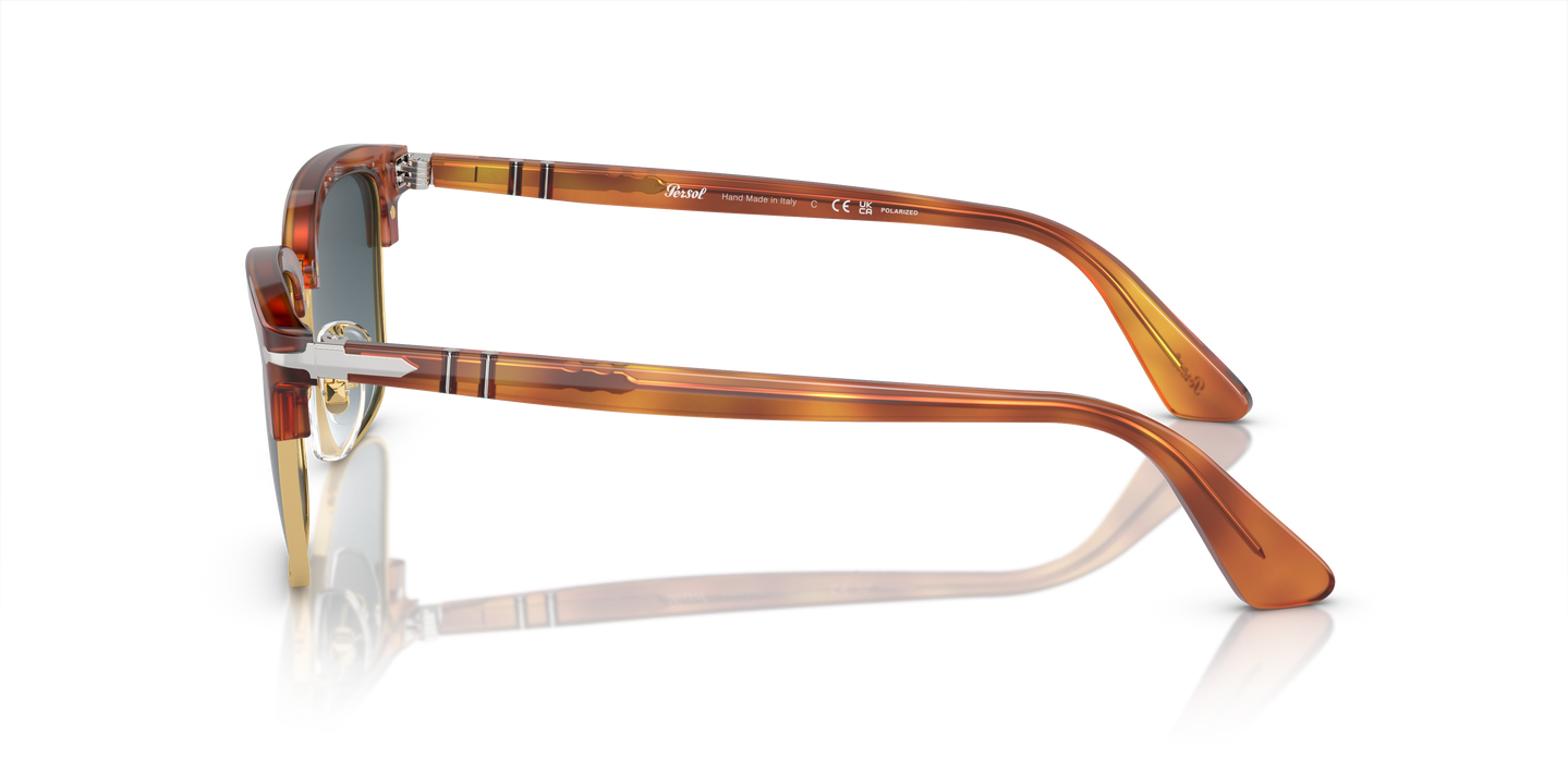 Persol PO3327S mit Terra Di Siena Gestell und Blau Gläsern - Bild 1