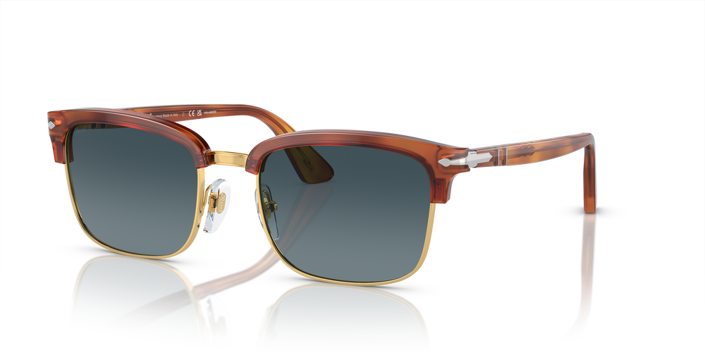 Persol PO3327S mit Terra Di Siena Gestell und Blau Gläsern - Bild 1