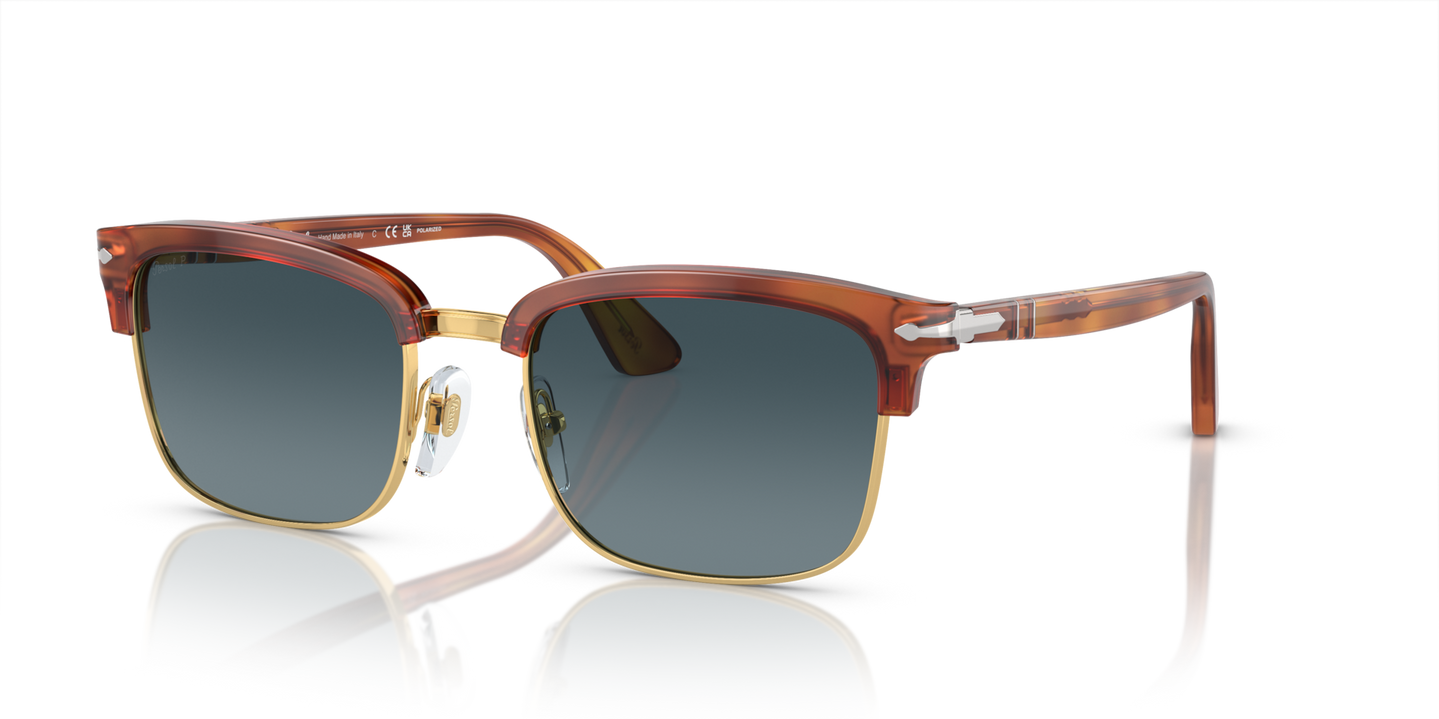 Persol PO3327S con Montura Terra Di Siena y Lentes Azul - Imagen 1